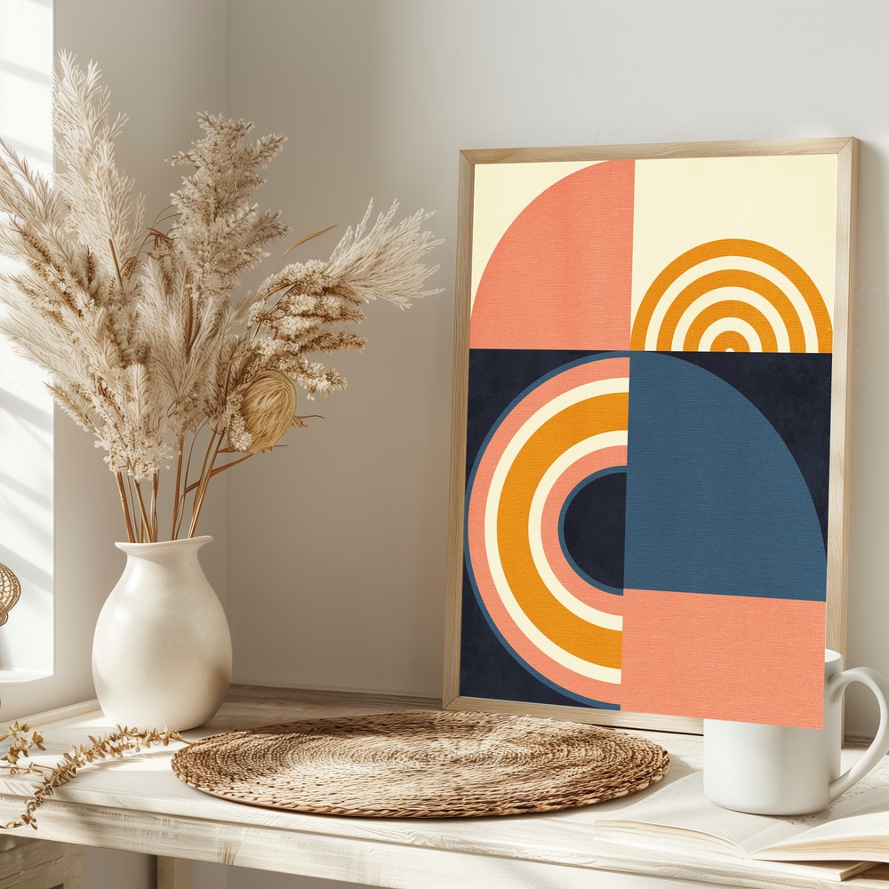 Rainbow Plus Shapes Blue Mustard9