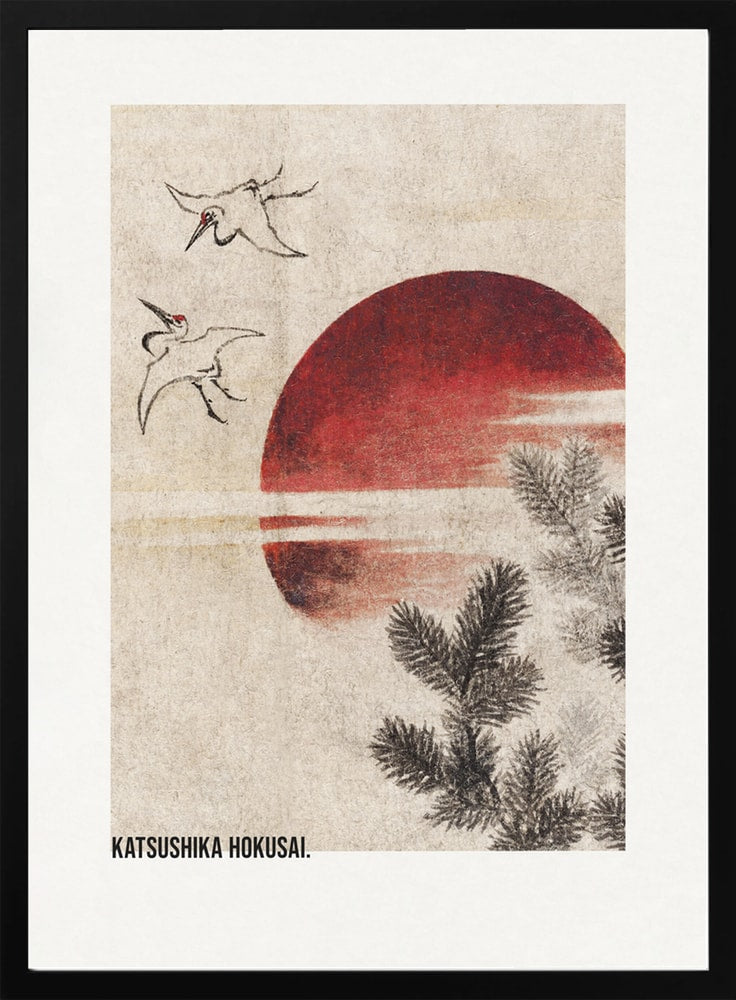 Birds and Sunset, From Album of Sketches (1814)