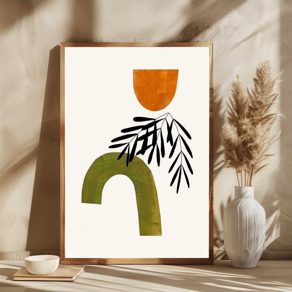 Abstract Olive Arch