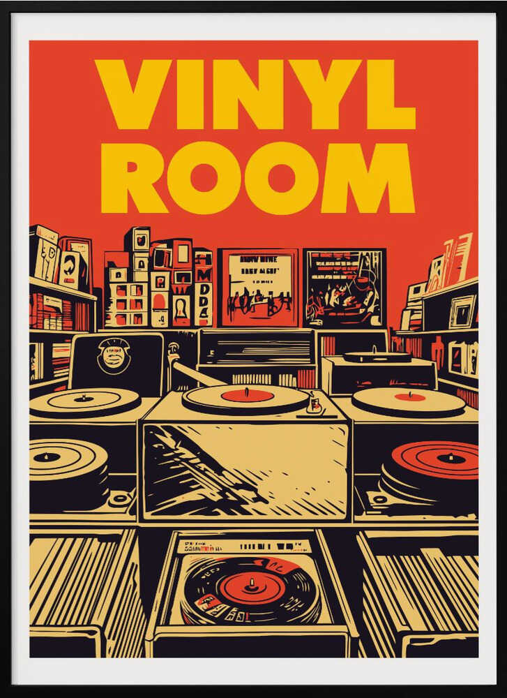 Vinyl Room Art Print