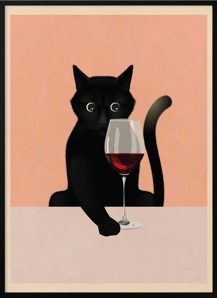 Cat & Wine