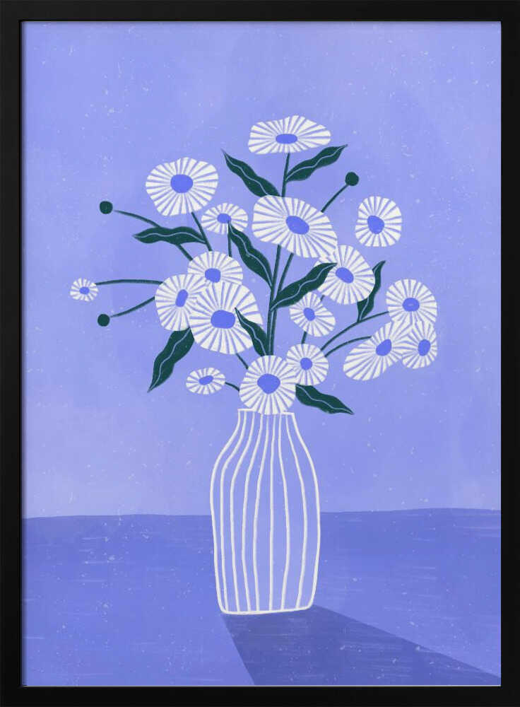 Flowers In Blue