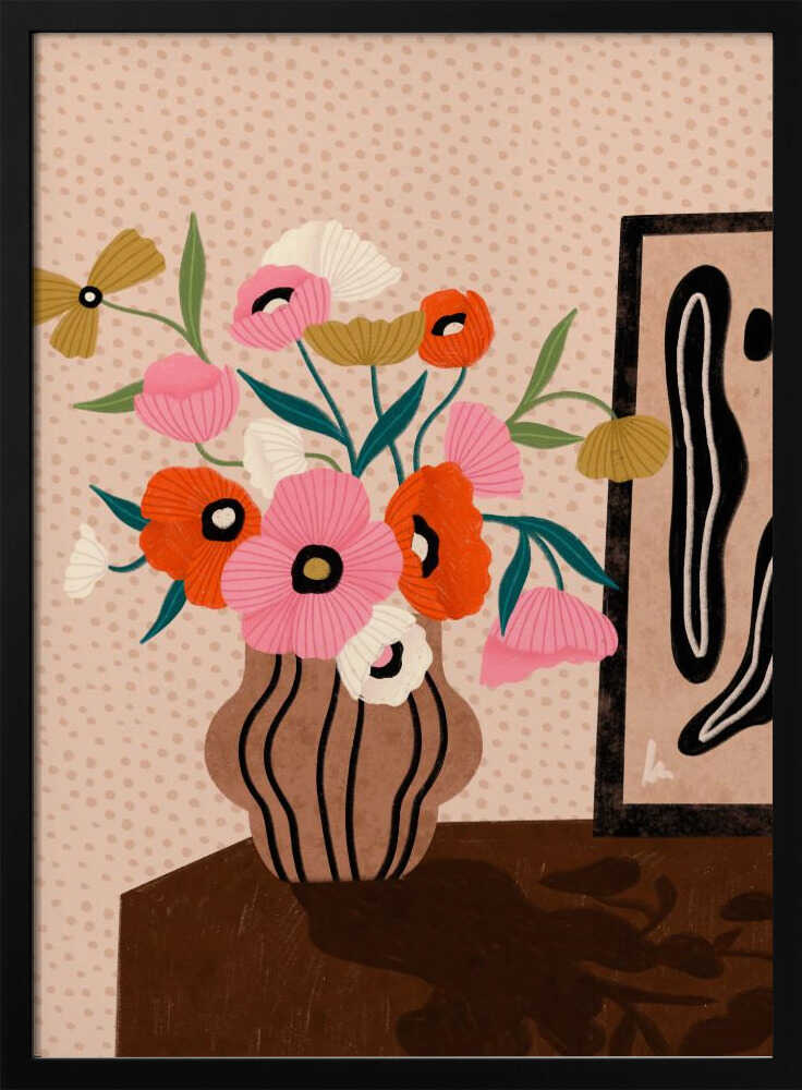 Flowers On Sideboard