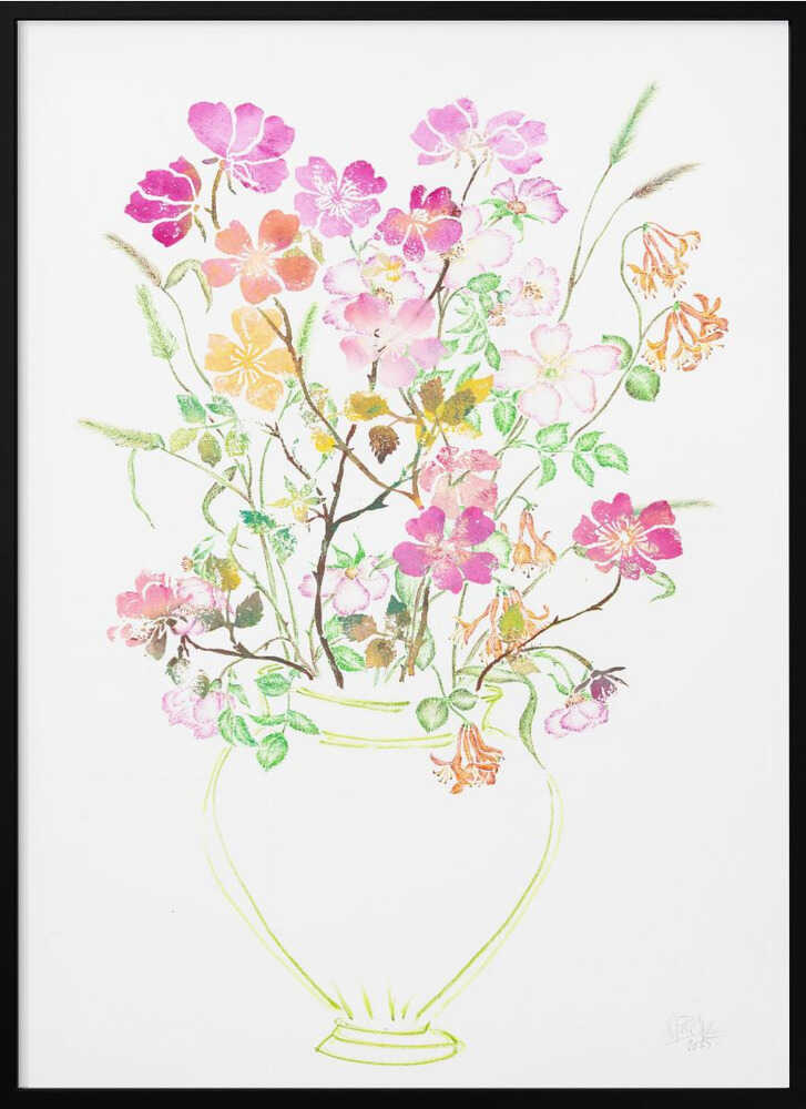 Fresh Watercolor Bouquet