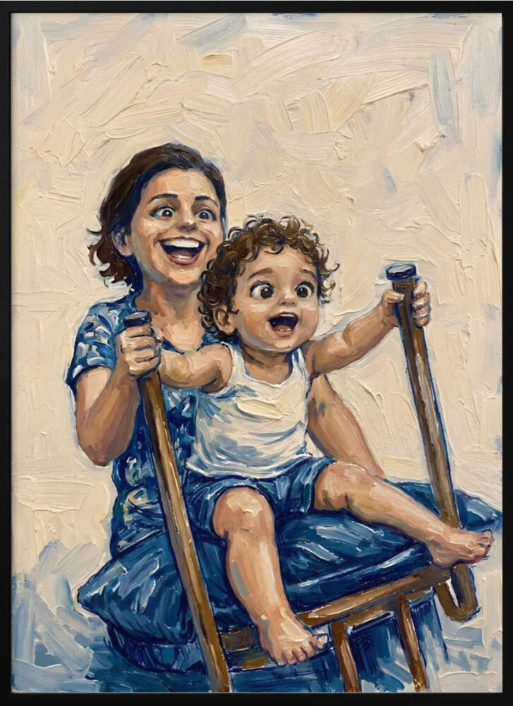Joyful Mother Child Play