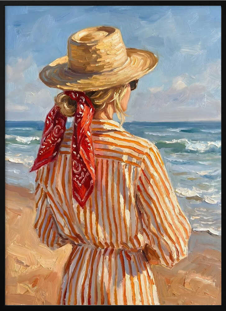 Straw Hat Beach Day