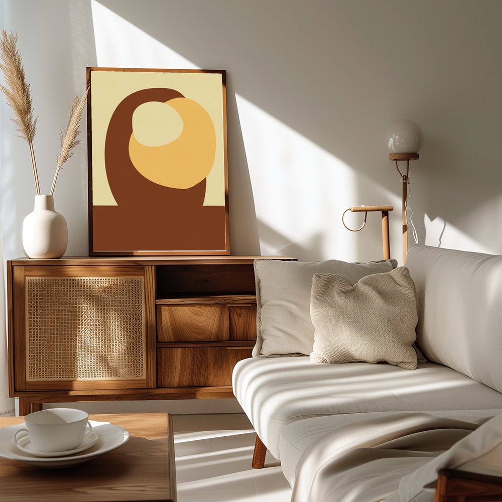 Earthy Geometric Embrace