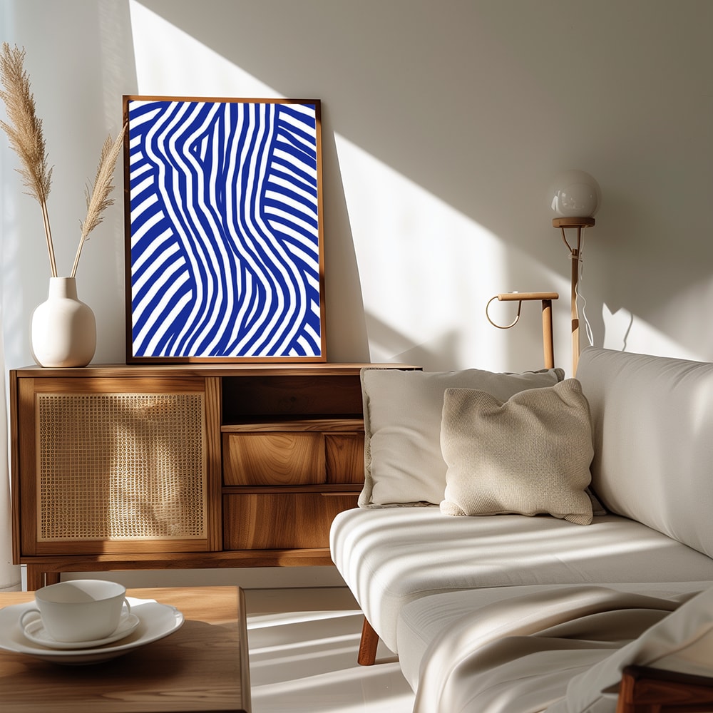 Modern Striped Figure