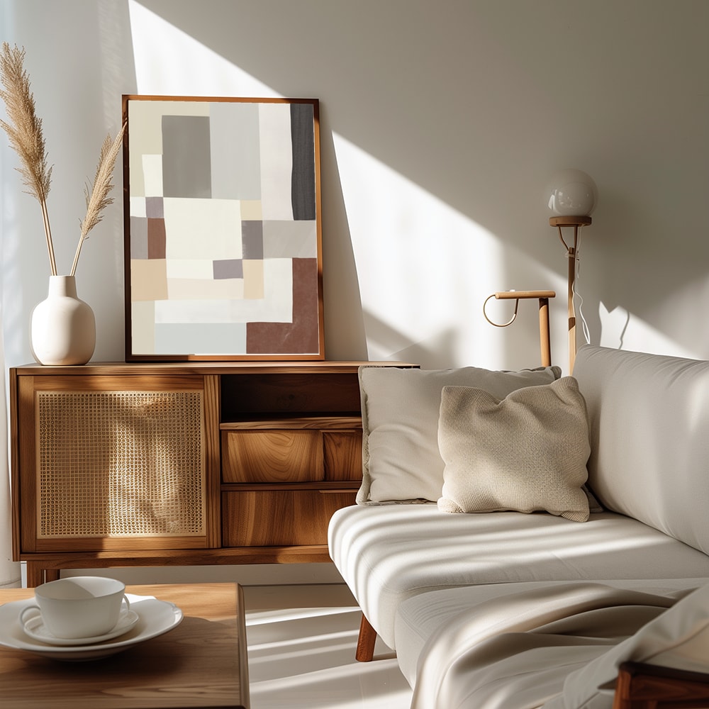 Muted Geometric Abstract