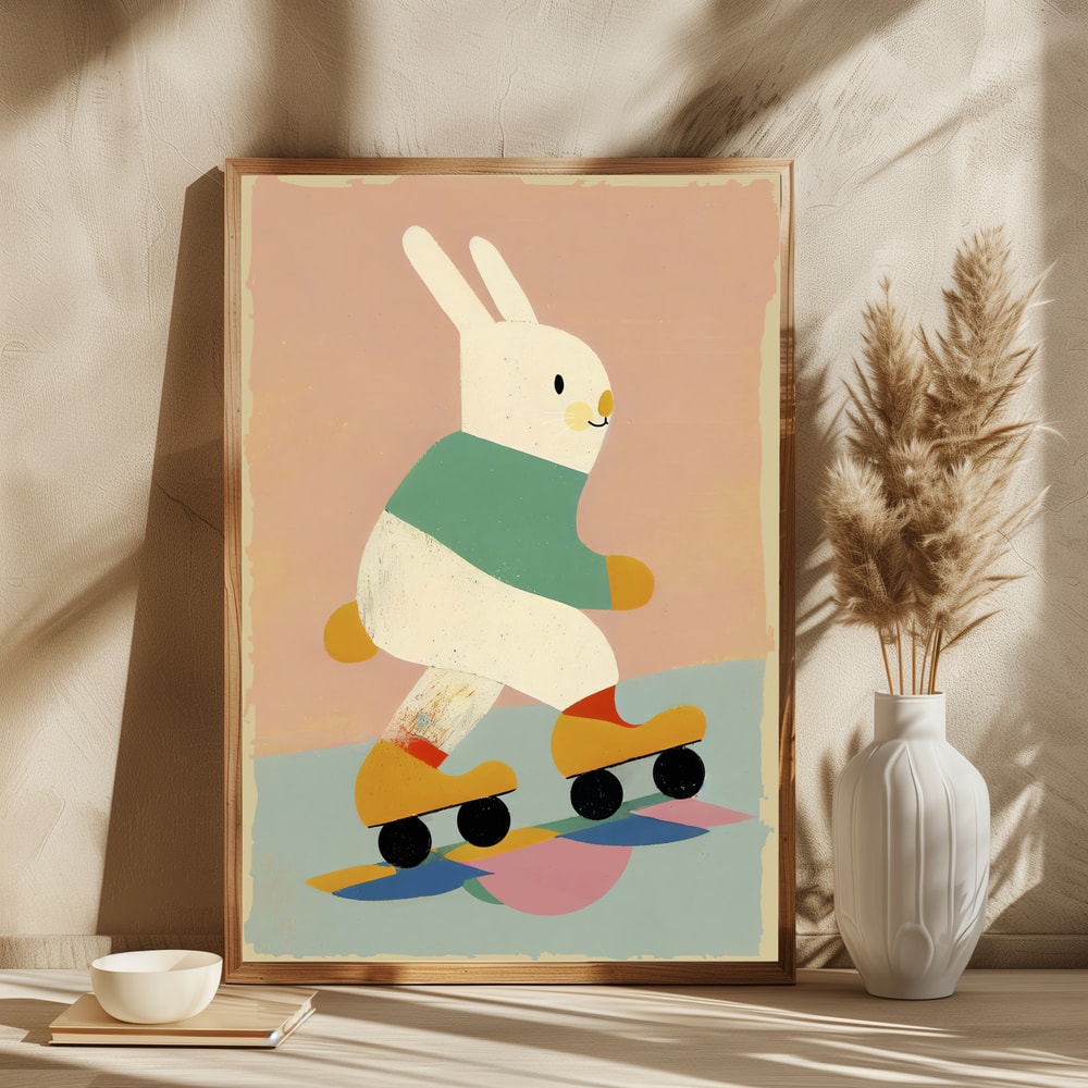 Bunny on Skates