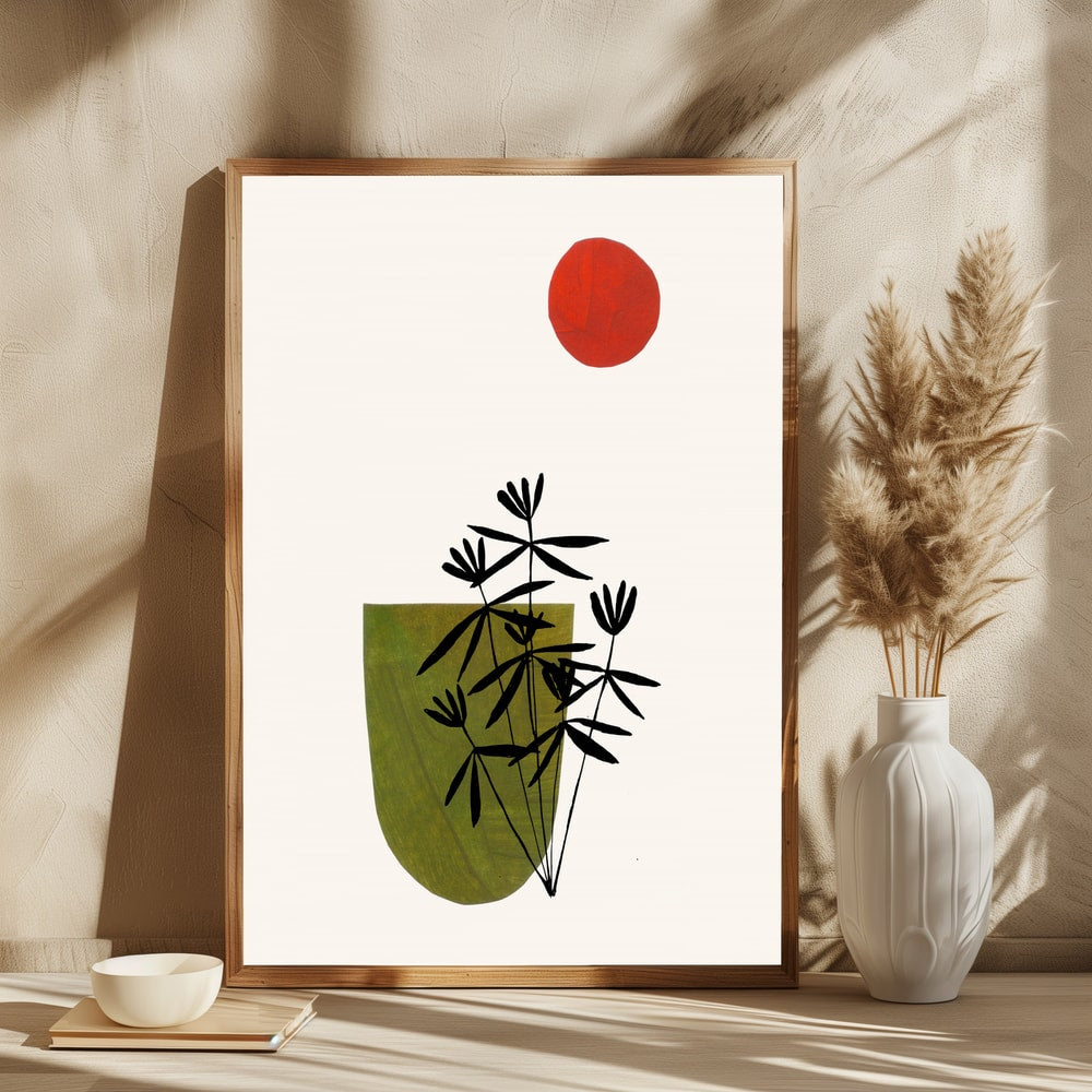 Green Plant Red Sun