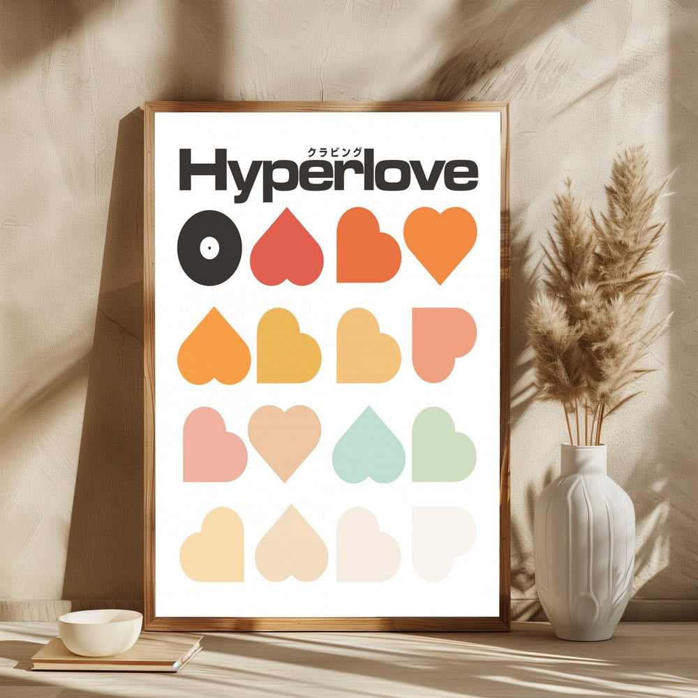 Retro Hearts Pattern