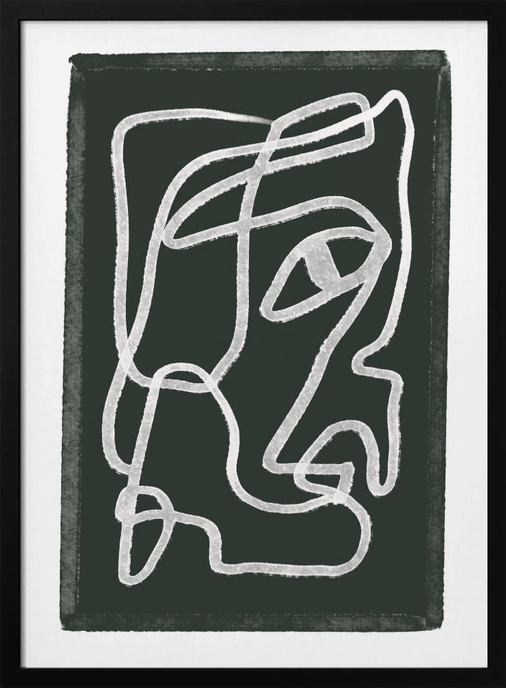 Abstract lines black - plakatstore