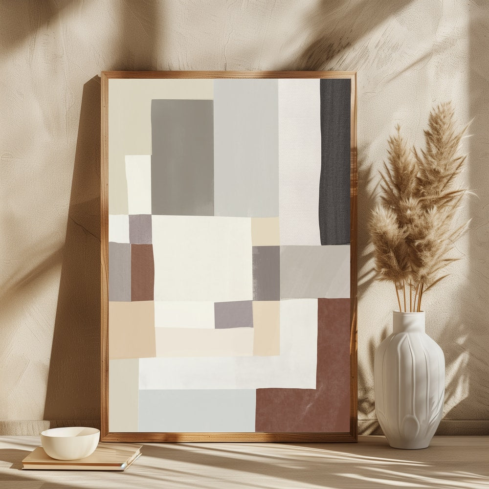 Muted Geometric Abstract