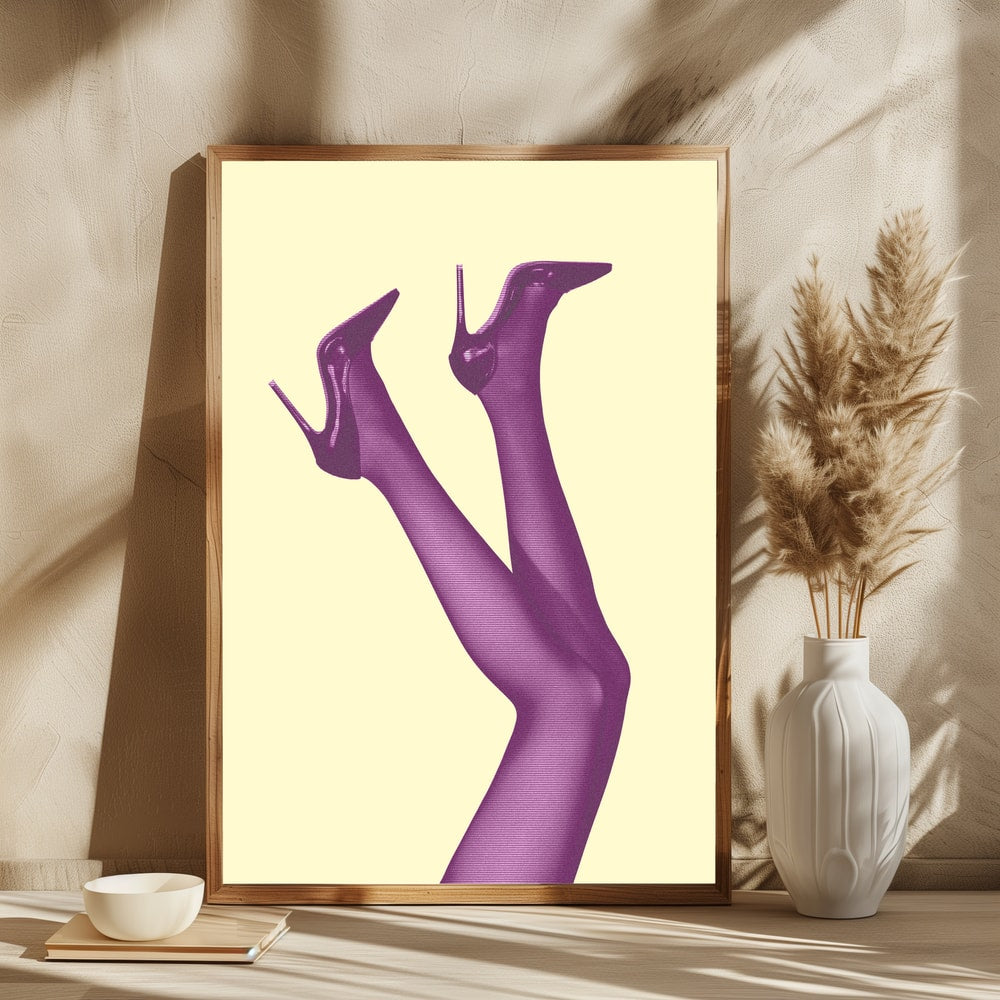 Stylish Purple Legs