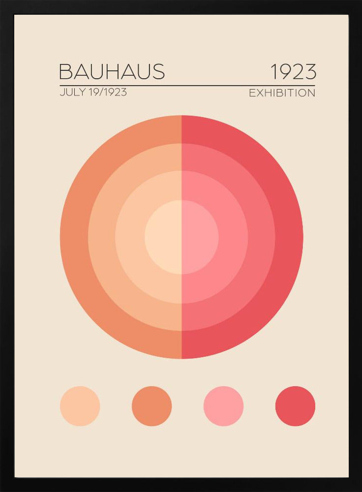Bauhaus Pembe Daire - plakatstore