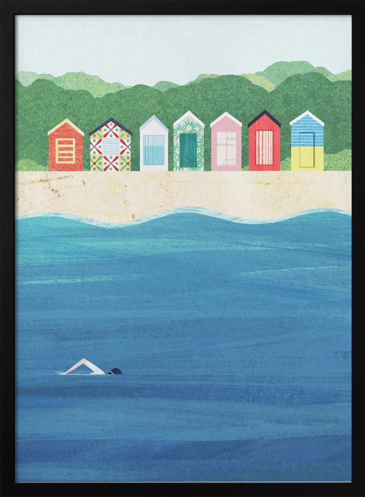 Beach Huts - plakatstore