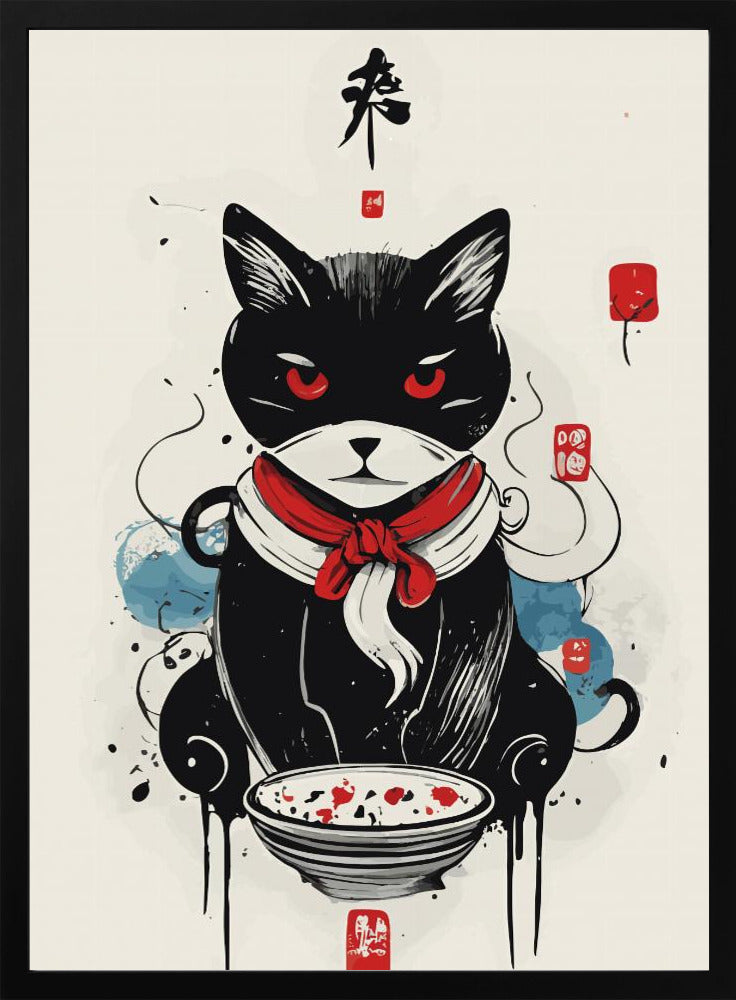 Cat & the bowl - plakatstore