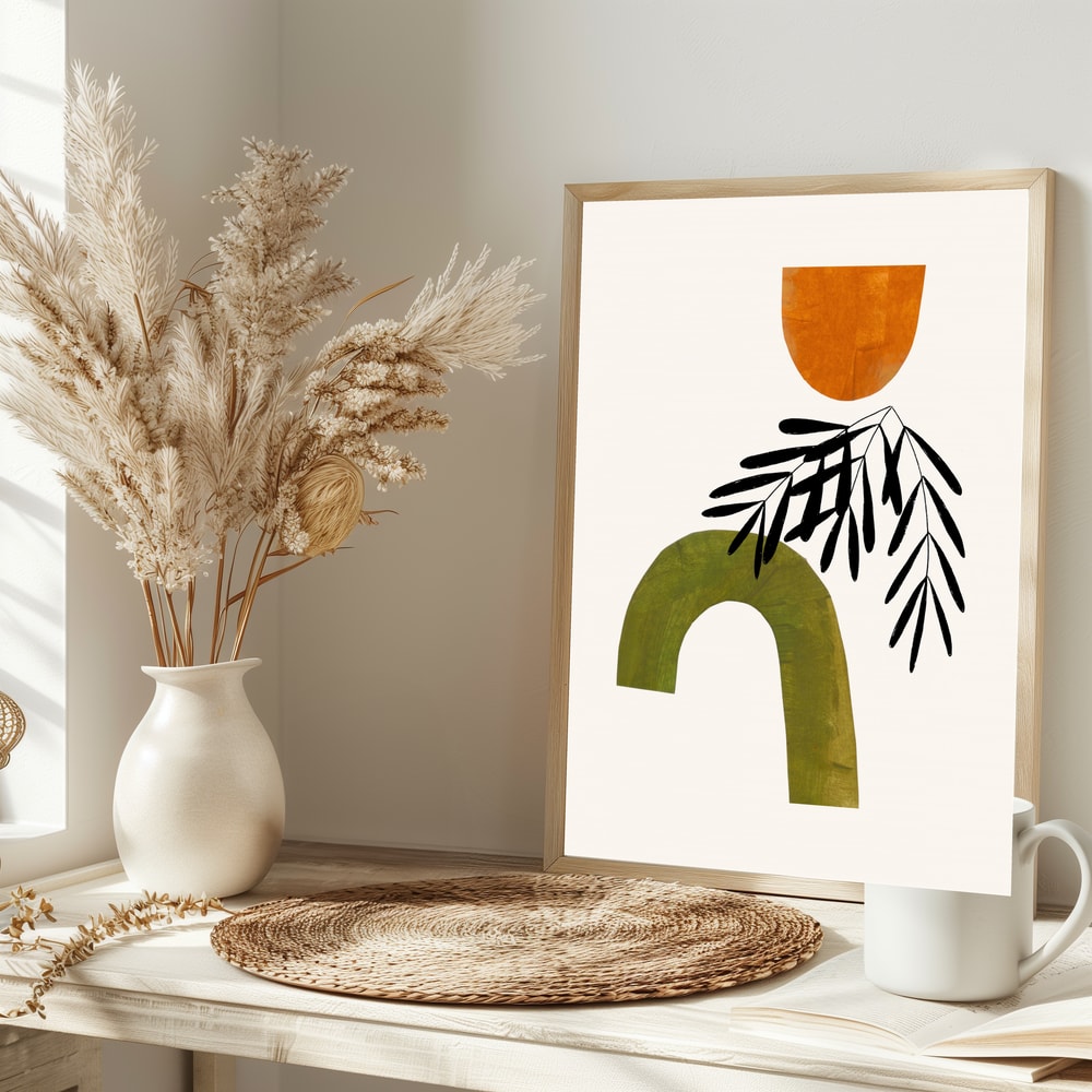 Abstract Olive Arch
