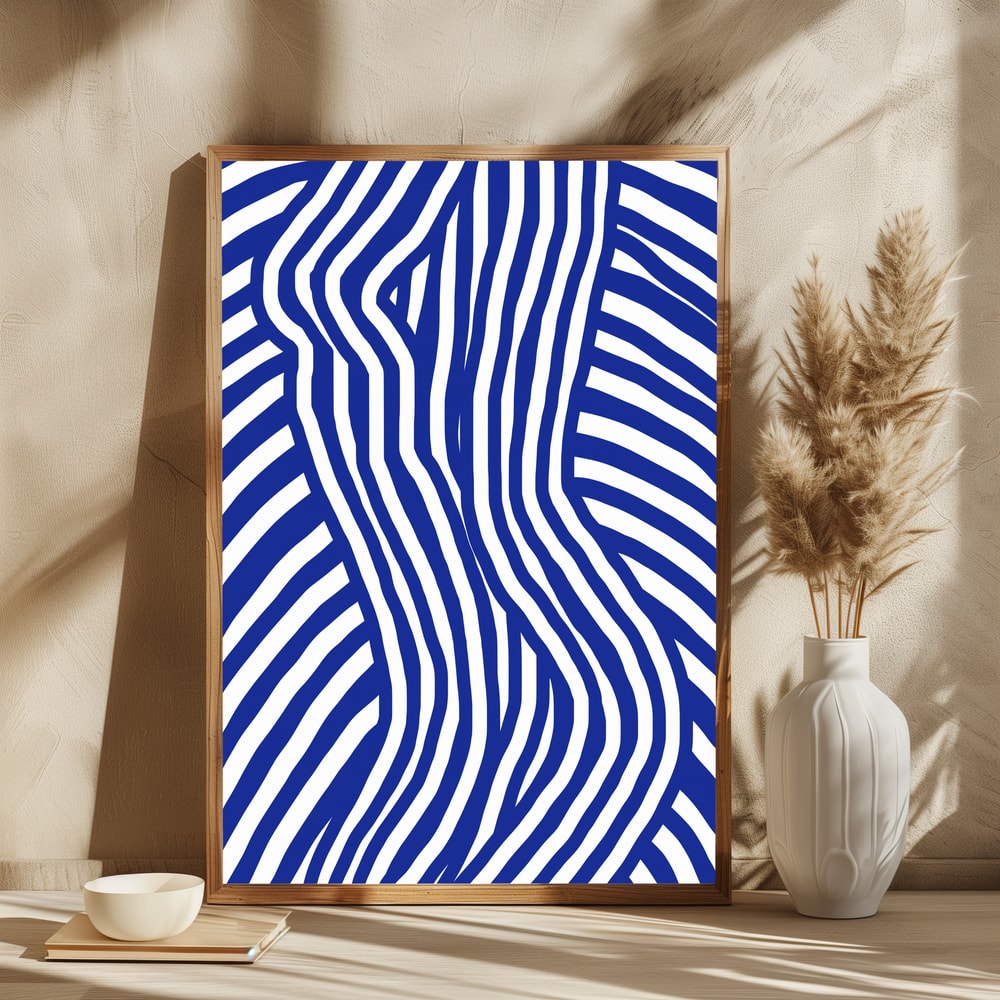 Modern Striped Figure