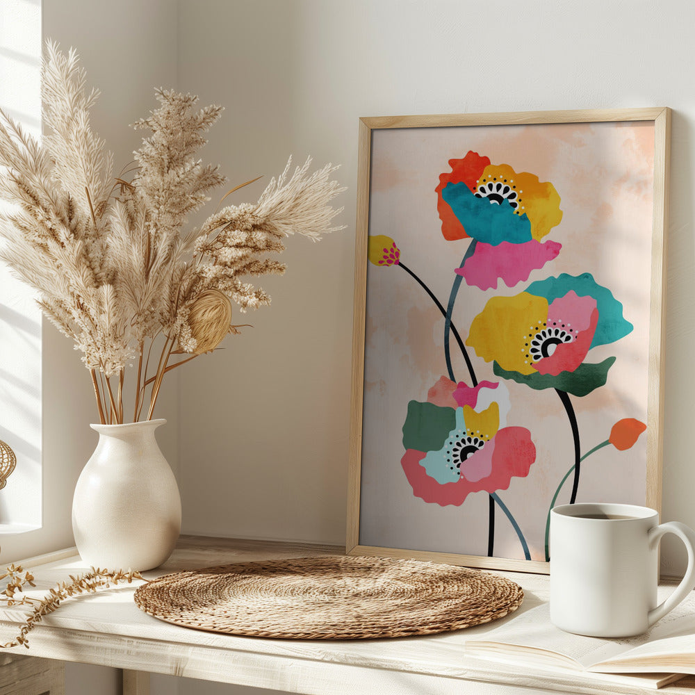 Dopamine Floral - plakatstore