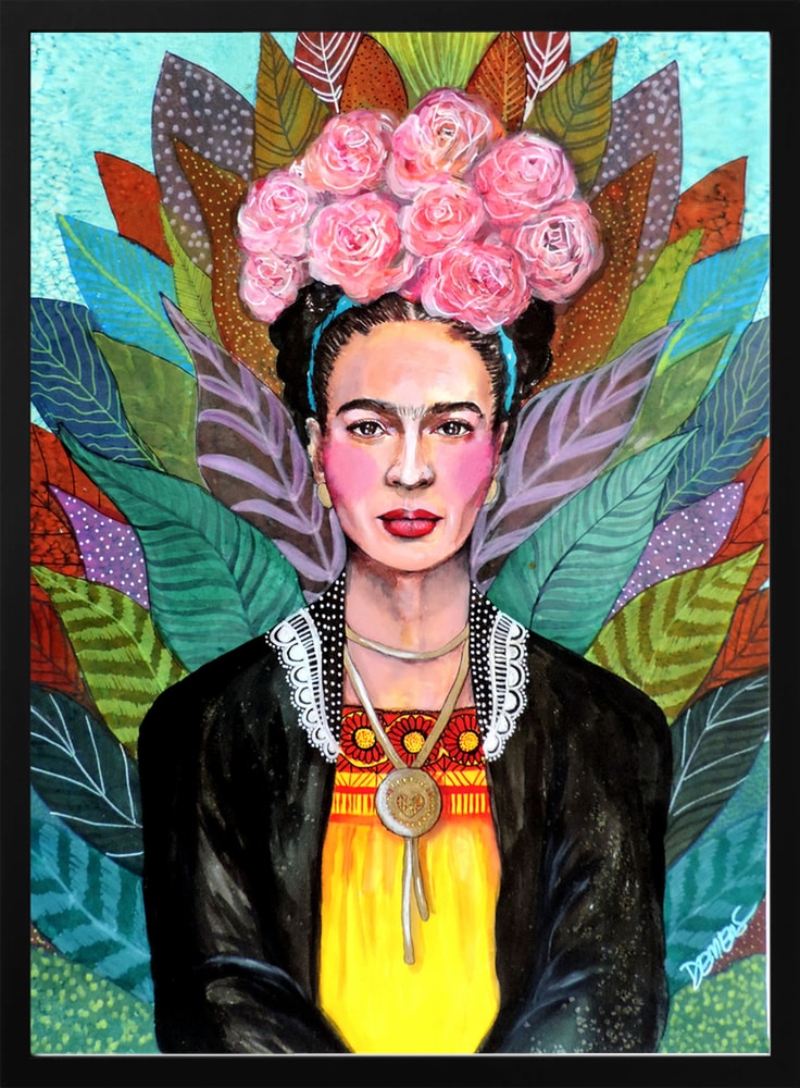 Vibrant Flower Crown Portrait