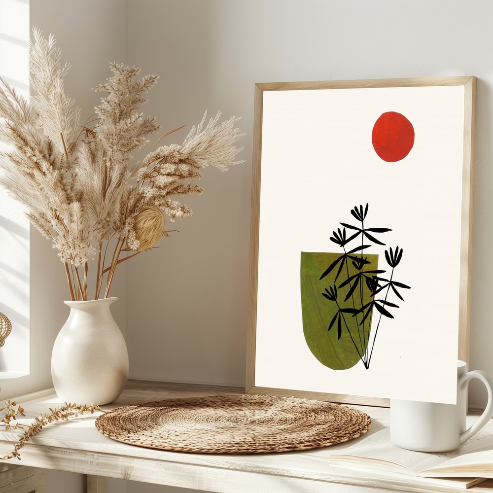 Green Plant Red Sun