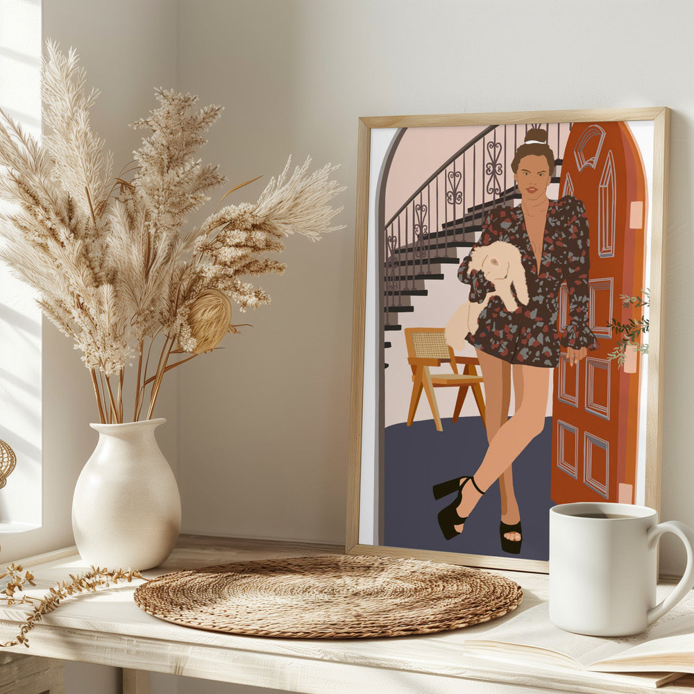 Fashionista and Dog - plakatstore