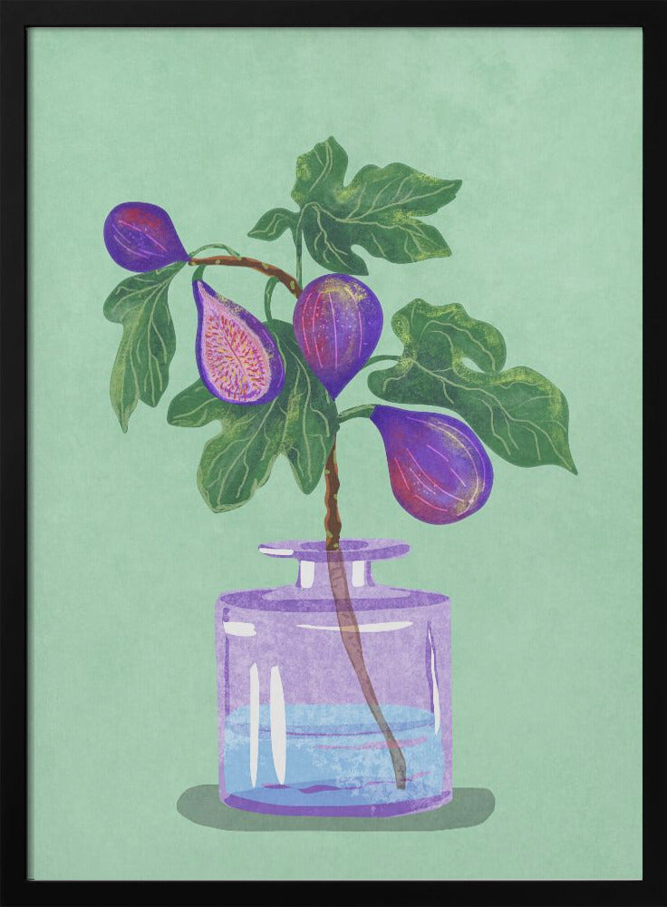 Figs Branch In Vase - plakatstore