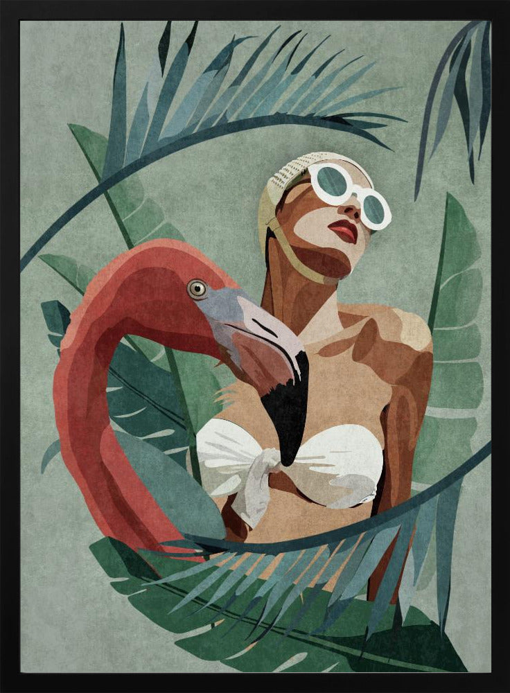 Flamingo Lady - plakatstore