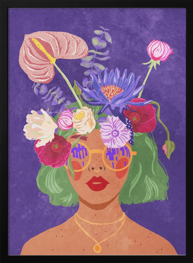 Flower head - plakatstore