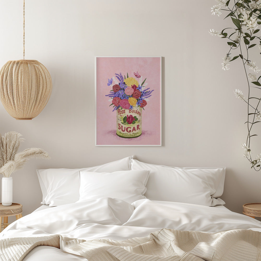 Flowers In a vintage Can - plakatstore