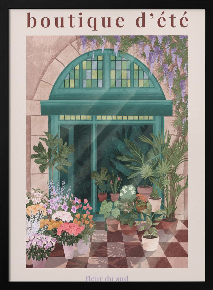 French Flowershop Poster - plakatstore