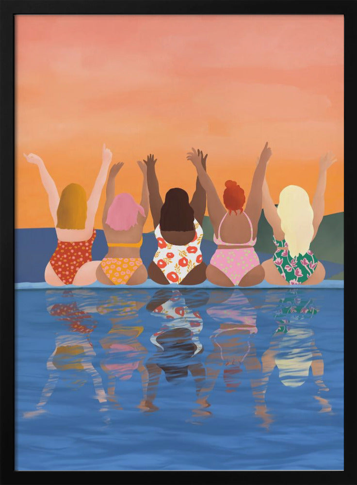 Girls and The Sun - plakatstore