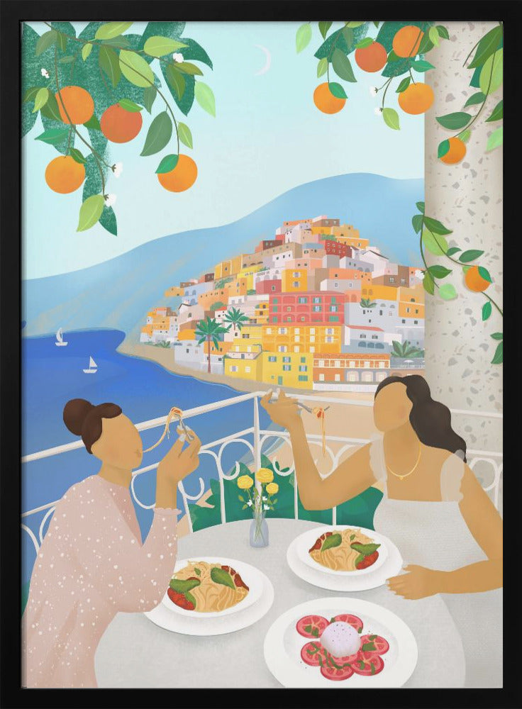 Girls in Positano - plakatstore