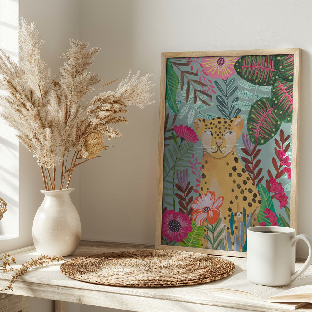 Leopard in the Jungle - plakatstore