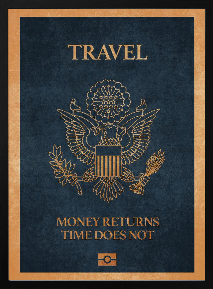 Money and Time Passport - plakatstore