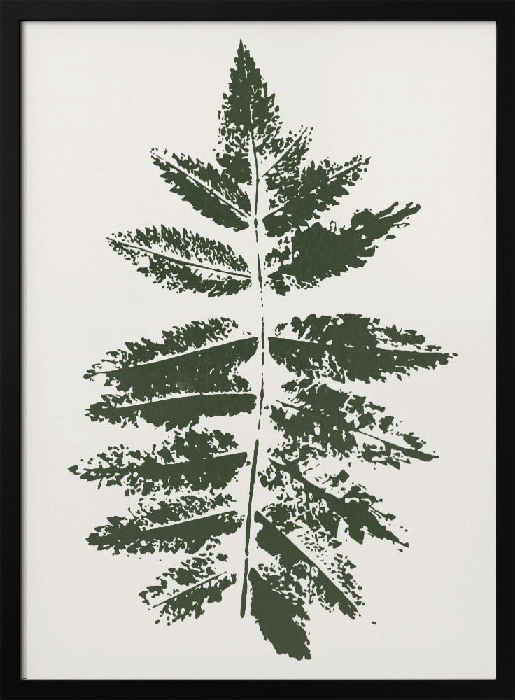 Oak Leaf Print (green) - plakatstore