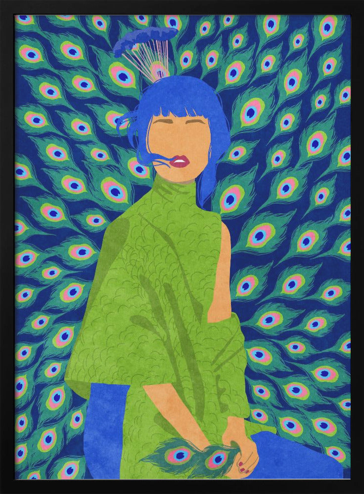 peacock woman - plakatstore