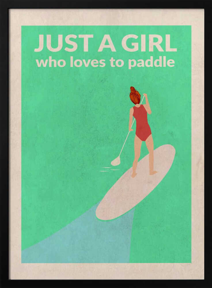 Just a Girl Who Loved To Paddle (redhead)