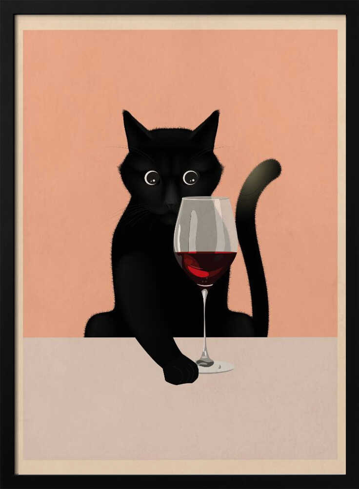 Cat & Wine