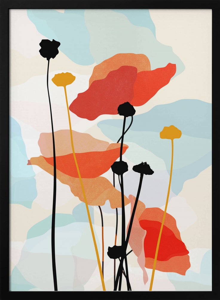 Abstract Poppy Bloom