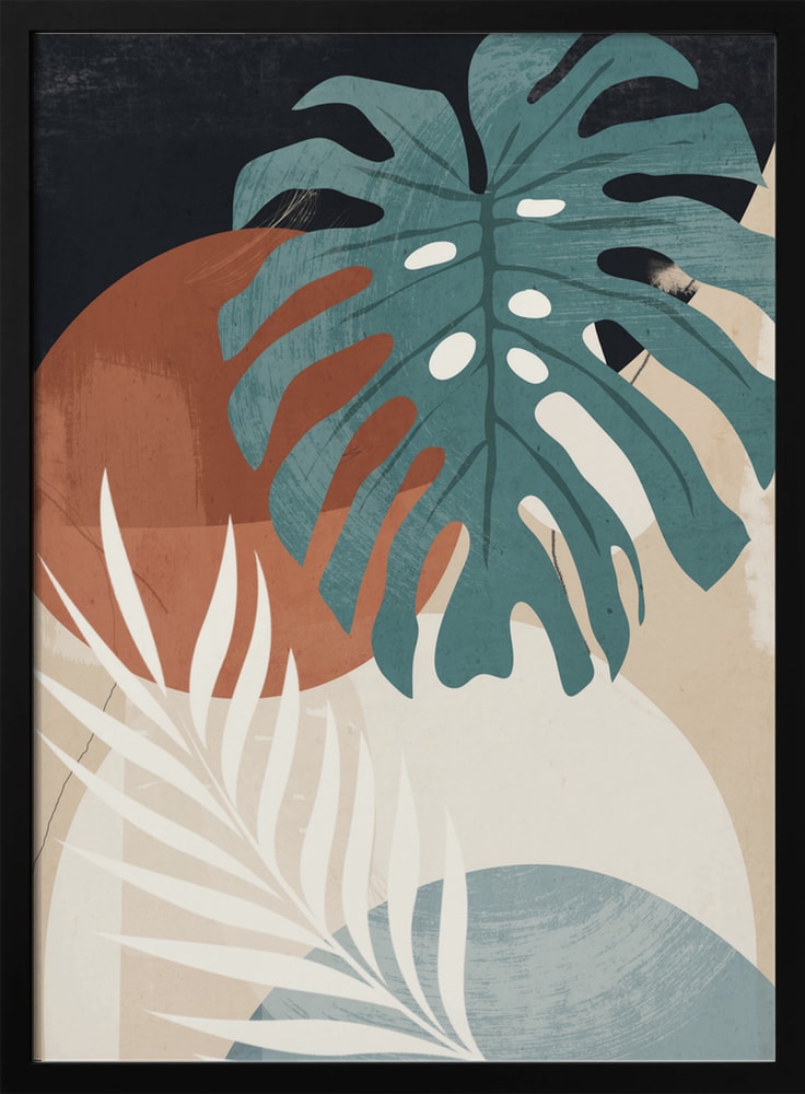 Abstract Jungle Leaves