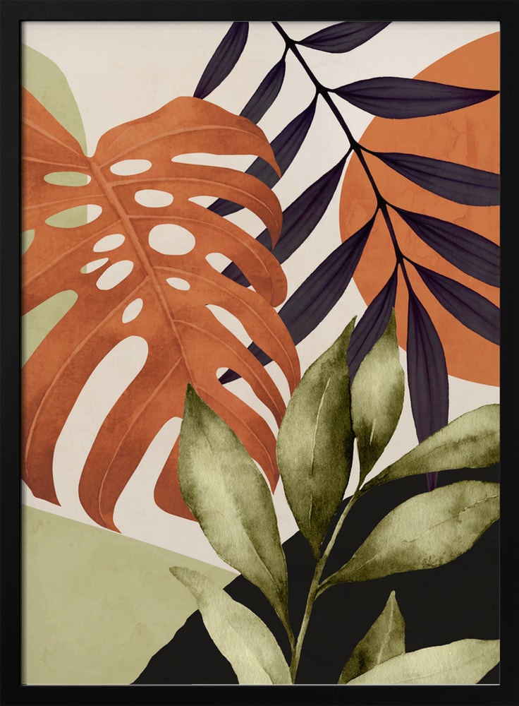 Earthy Tropical Leaves