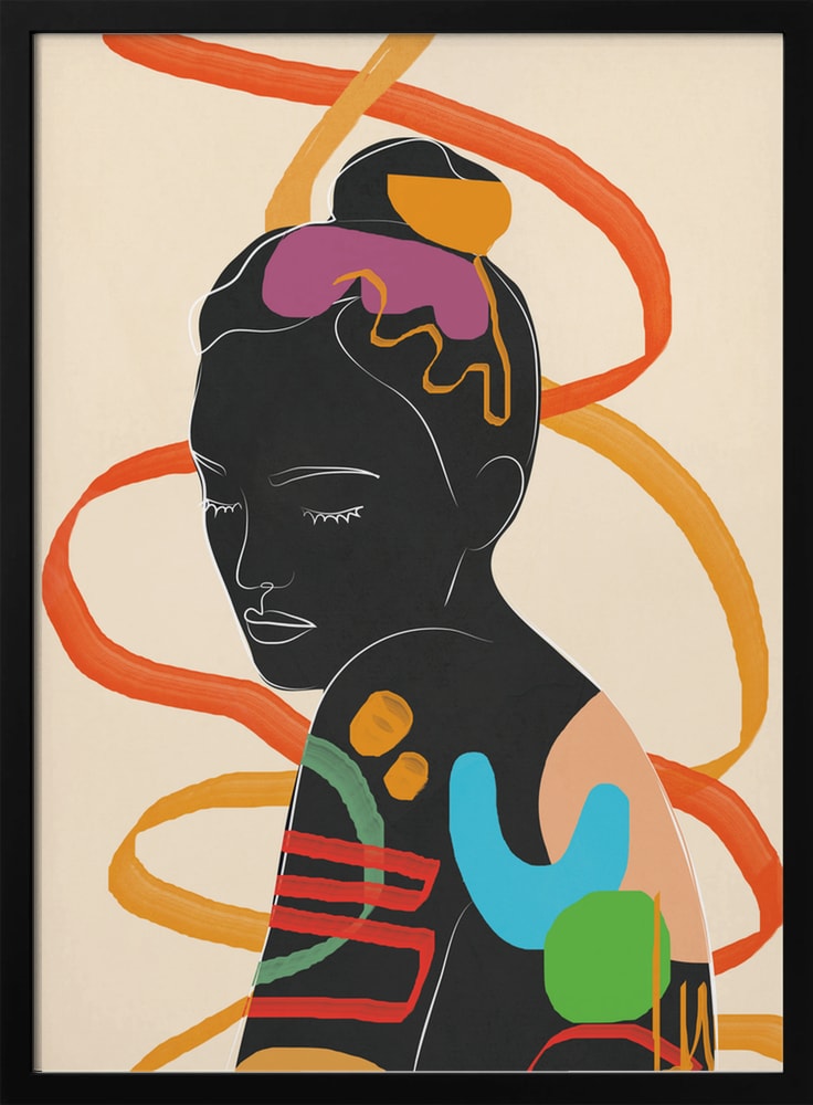 Serene Abstract Woman