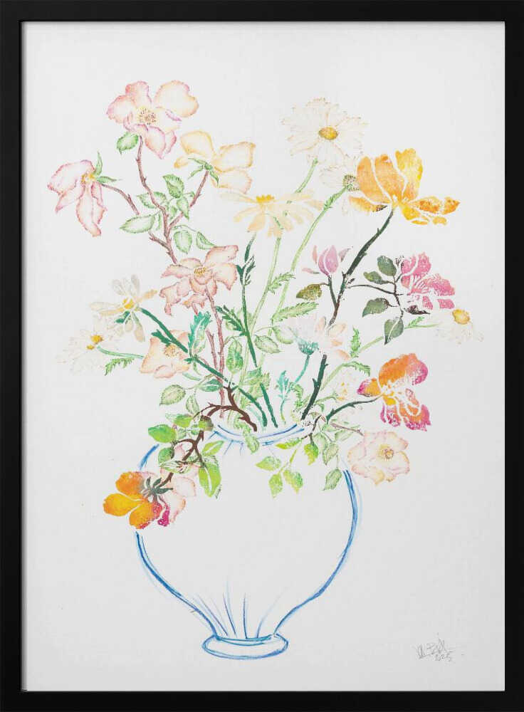 Soft Watercolor Blossoms
