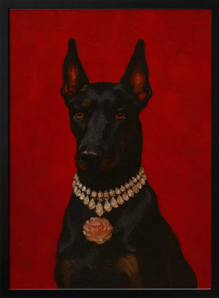 Elegant Doberman Portrait