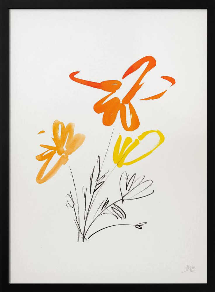 Cheerful Orange Blooms