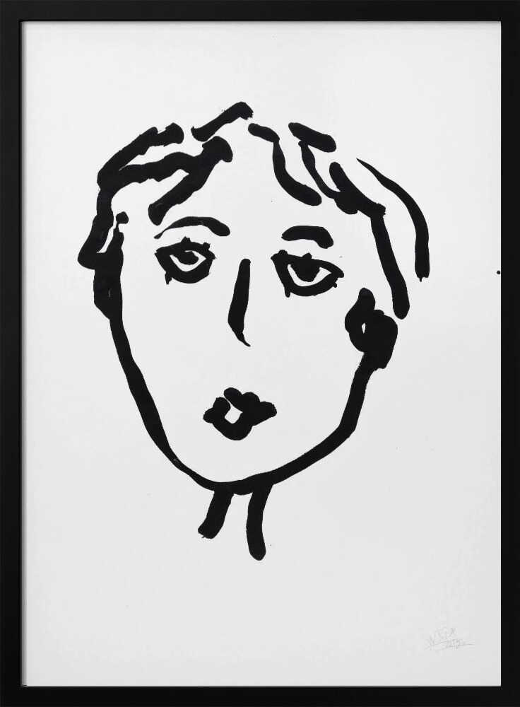 Minimalist Face Drawing