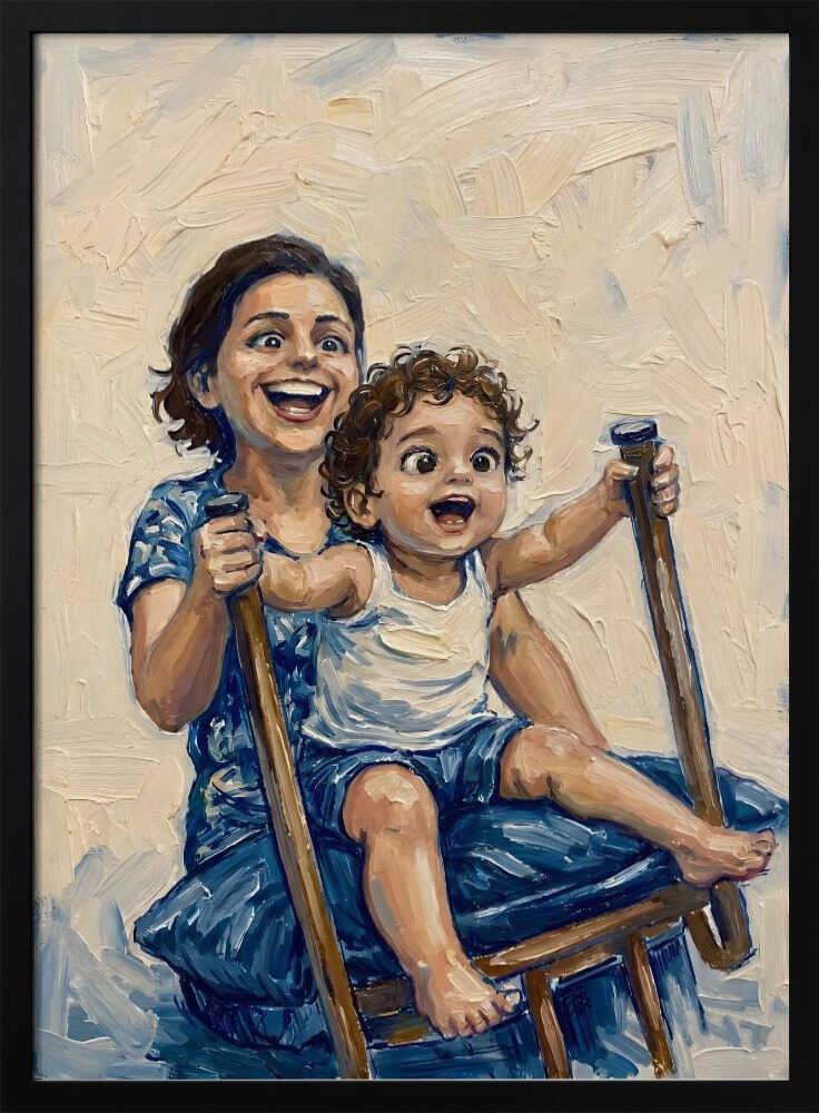 Joyful Mother Child Play